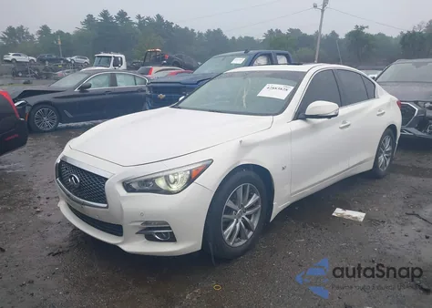 2014 Infiniti Q50 Premium из США, поврежденный, VIN JN1BV7AR7EM707308